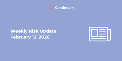 Weekly Risk Update February 13, 2026