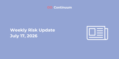 Weekly Risk Update July 17, 2026