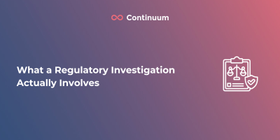 What a Regulatory Investigation Actually Involves